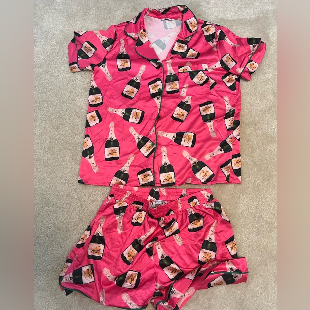 Champaign pink PJ set